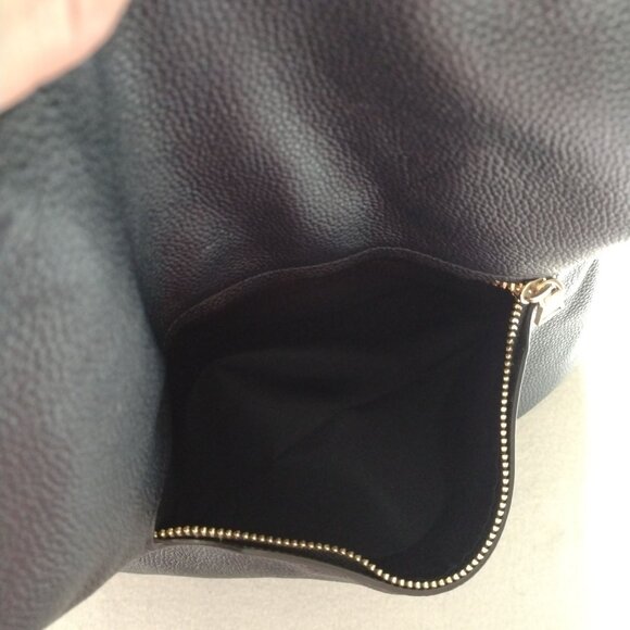 Coach Chelsea Hobo Bag in Navy Pebbled Leather High Quality Purse - Picture 9 of 11